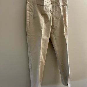 Versace cigarette style pants size 44 Made in Italy. Beige